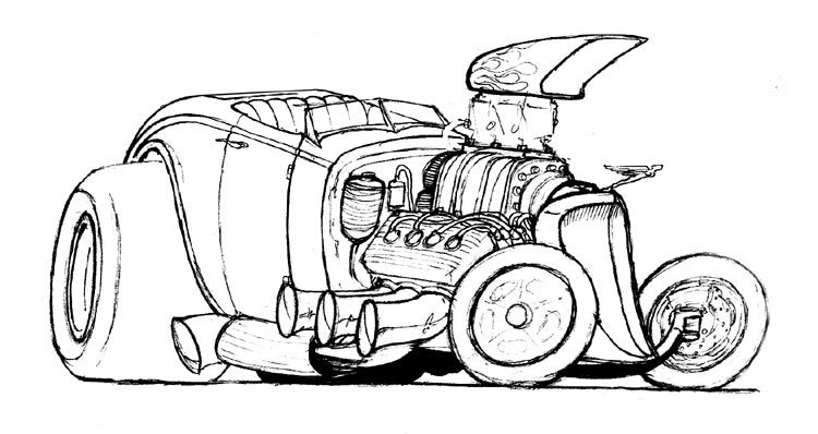 CARtoons and Hot Rods - Swanson Artworks