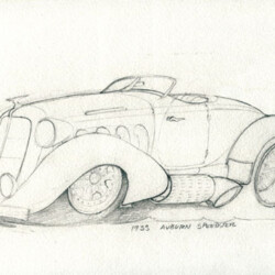 Del Swanson Sketches 35 Auburn