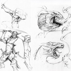 Del Swanson Sketches