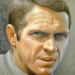 Del Swanson Steve McQueen Portrait